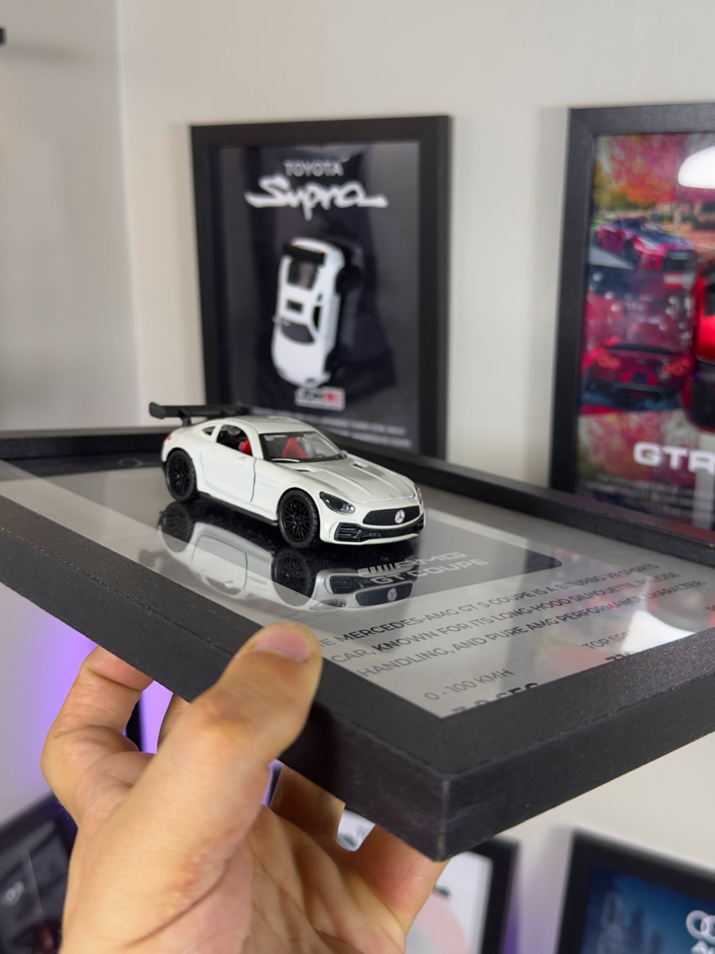 Mercedes-Benz AMG GT Beyaz Araba Tablosu