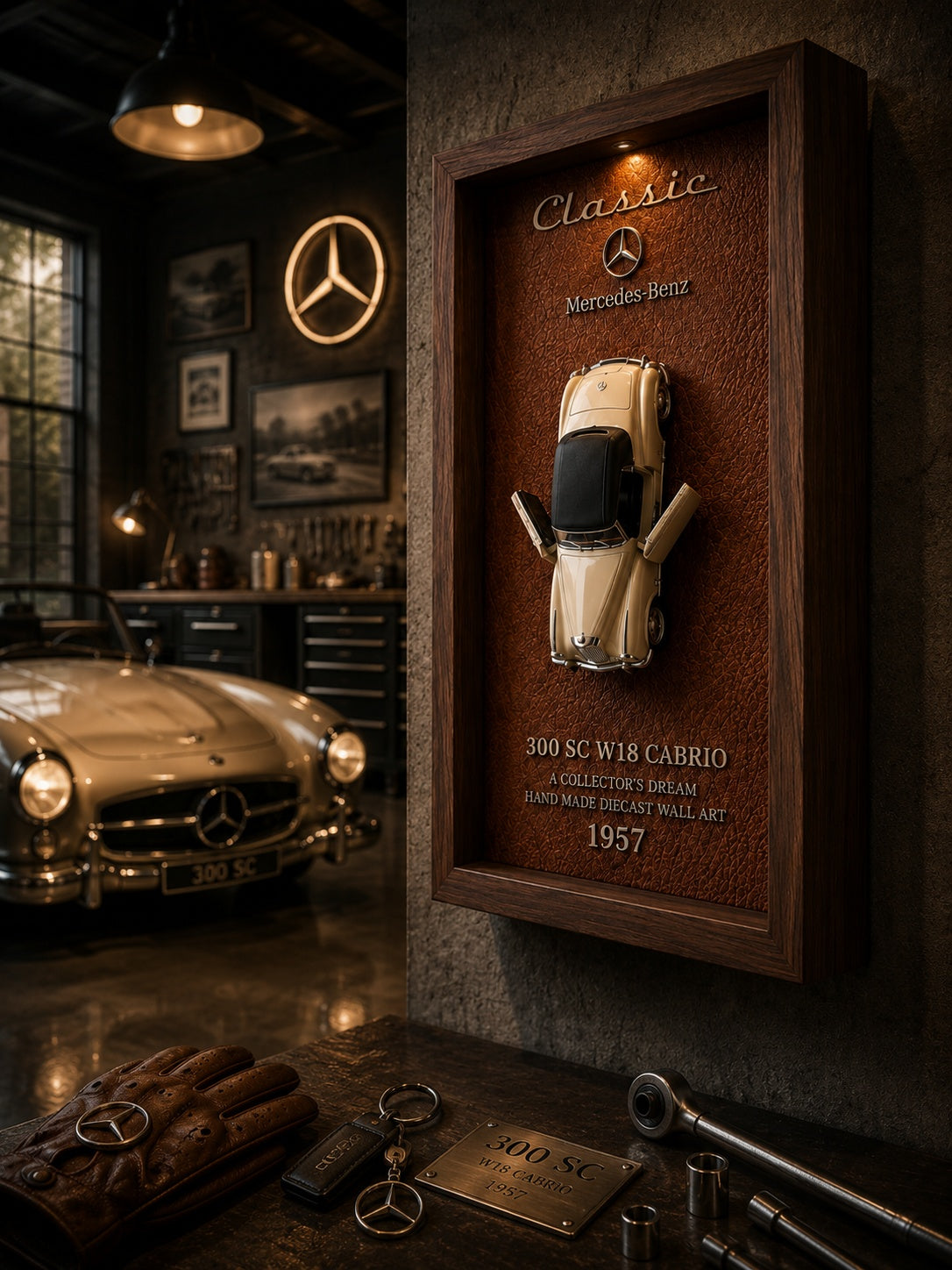 Mercedes-Benz 300 SC W18 Cabrio — Orta Tablo