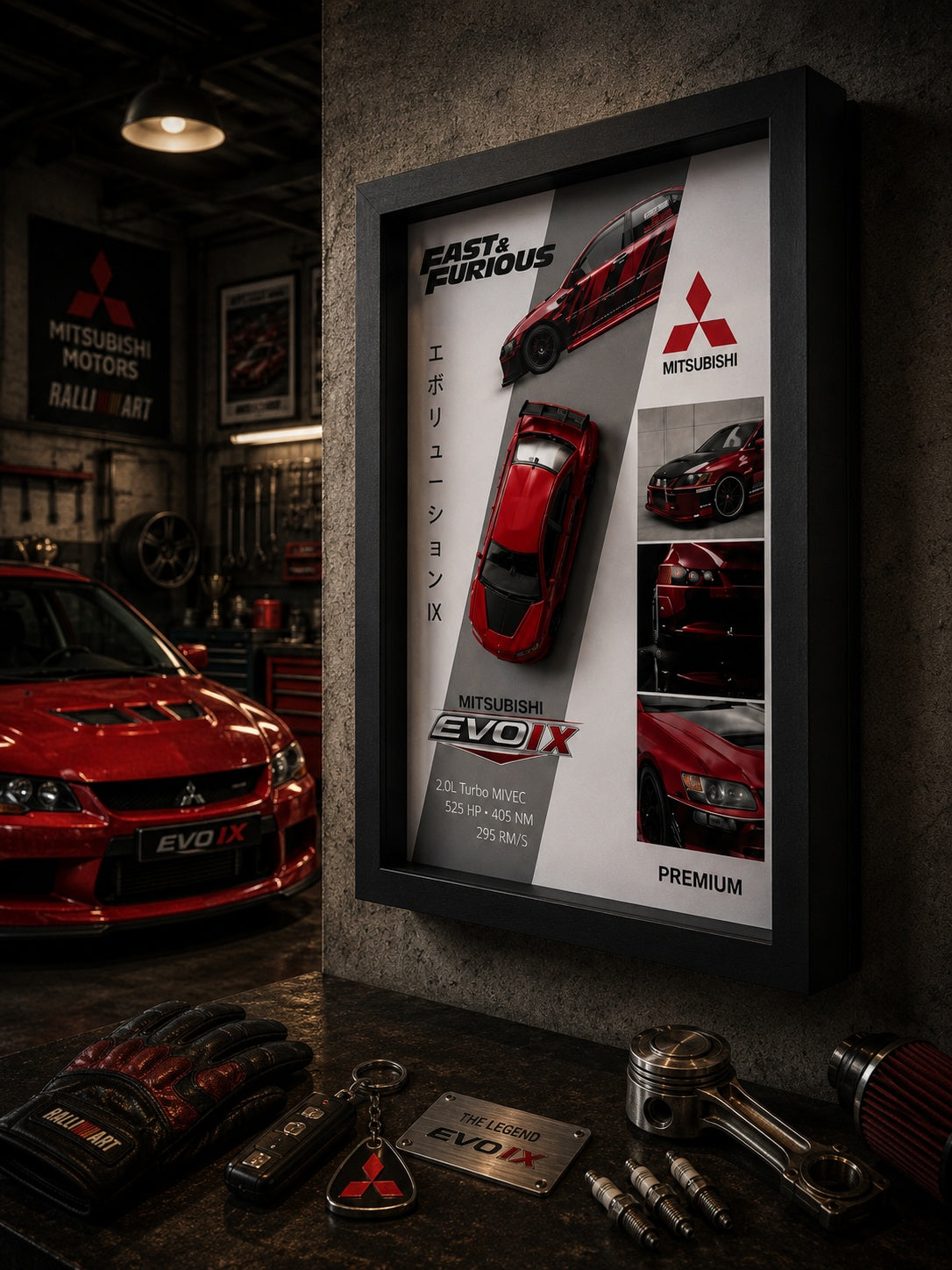 Mitsubishi Lancer Evolution IX Araba Tablosu