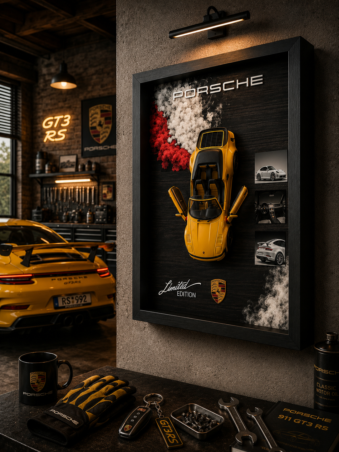 Porsche 930 Turbo Araba Tablosu