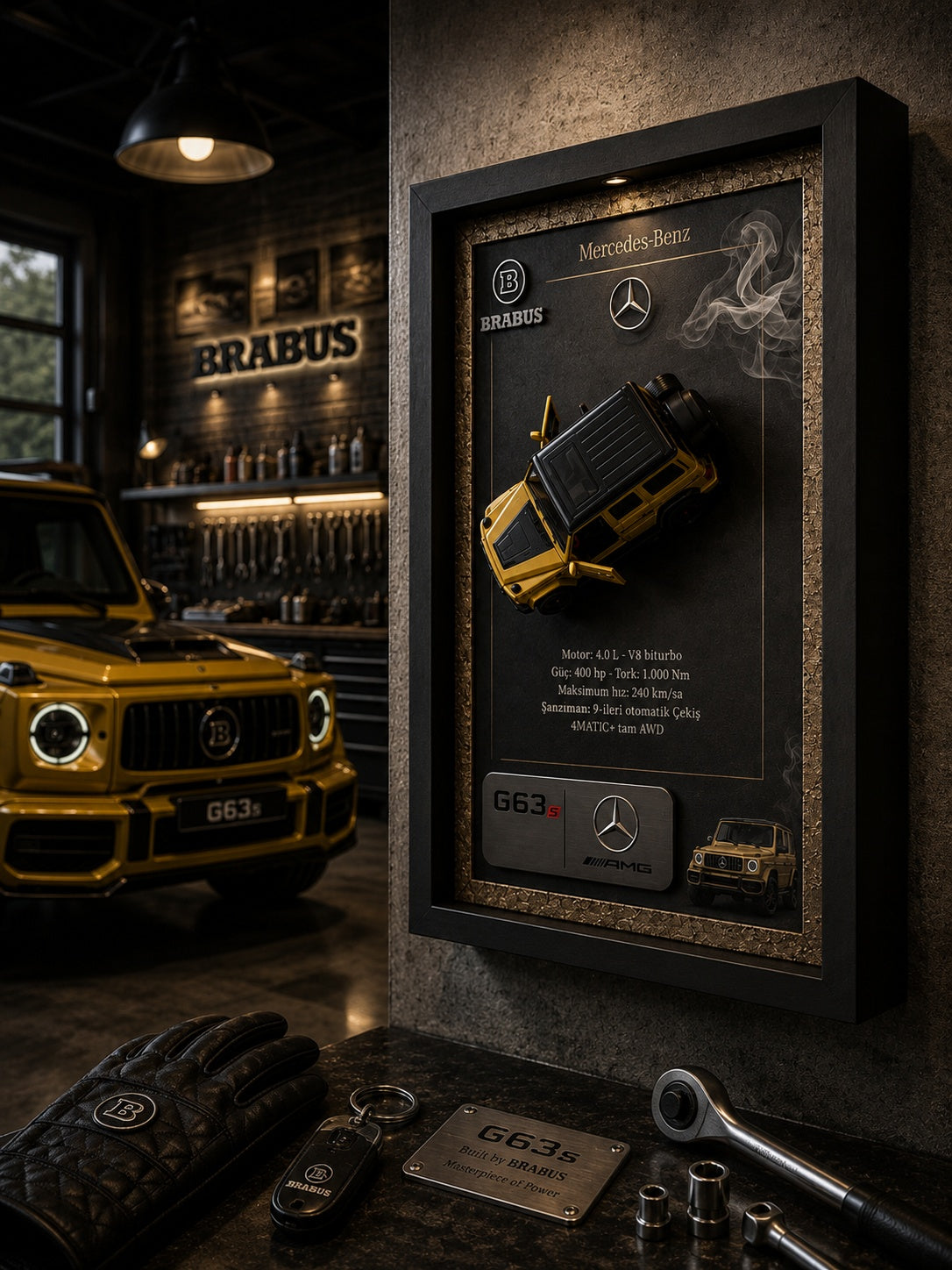 Mercedes G-Class Gold — Orta Tablo