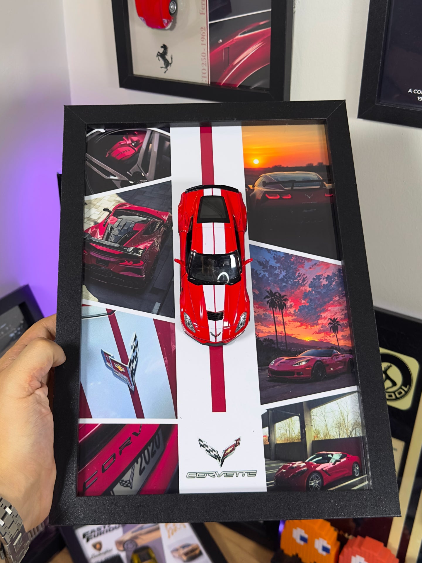 Chevrolet Corvette C7 Grand Sport Kırmızı Araba Tablosu
