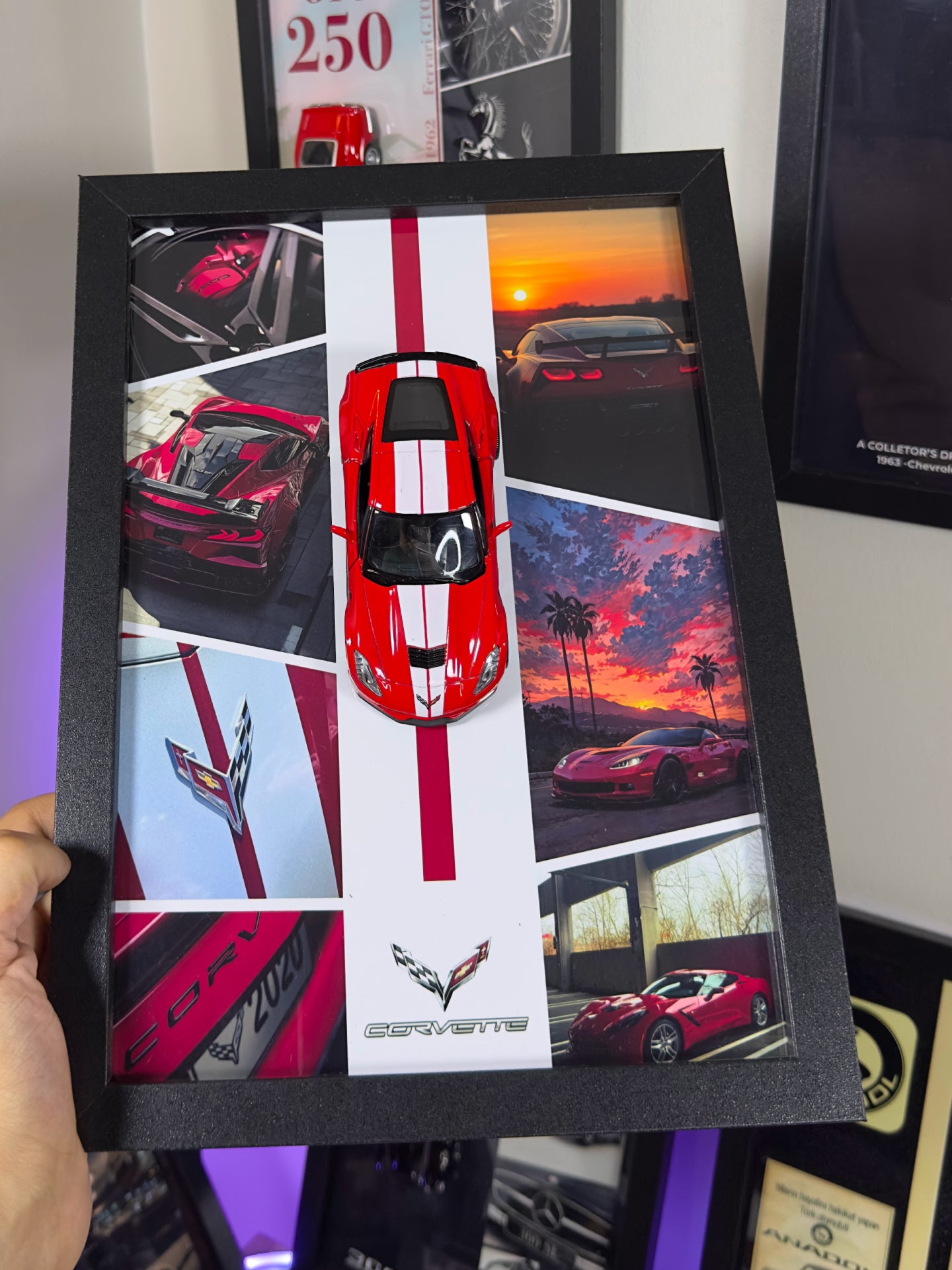 Chevrolet Corvette C7 Grand Sport Kırmızı Araba Tablosu