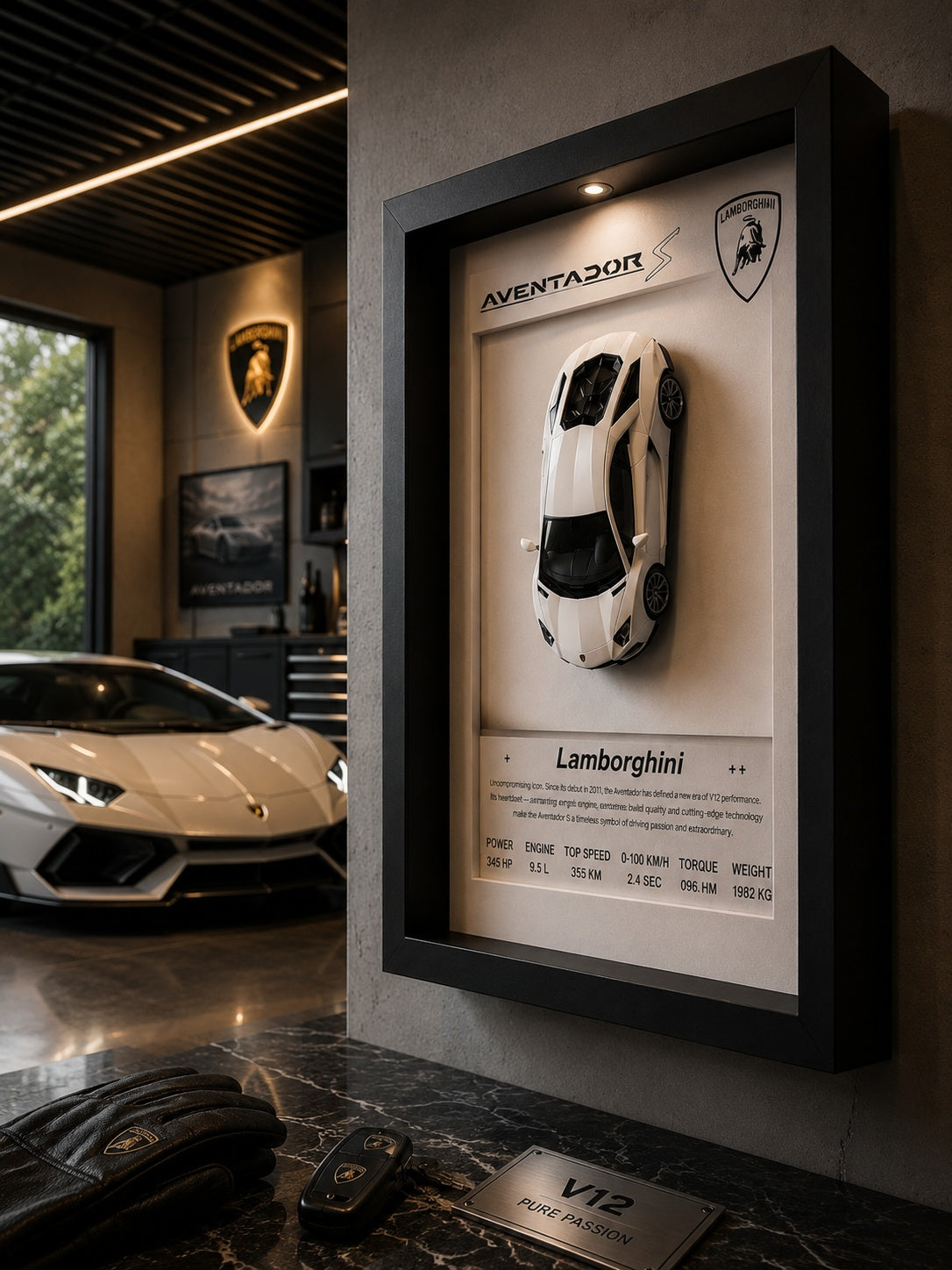 Lamborghini Aventador — Orta Tablo