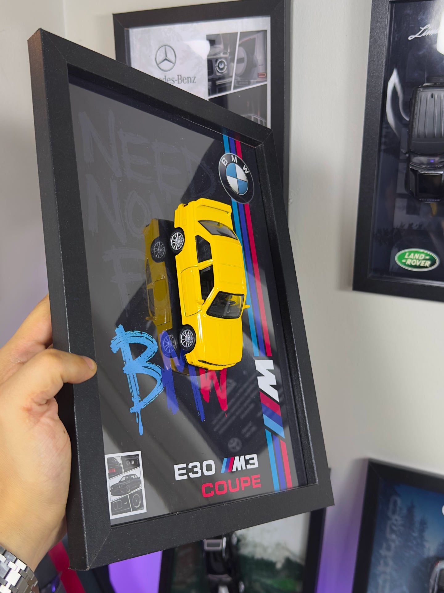 BMW M3 E30 Sarı Araba Tablosu