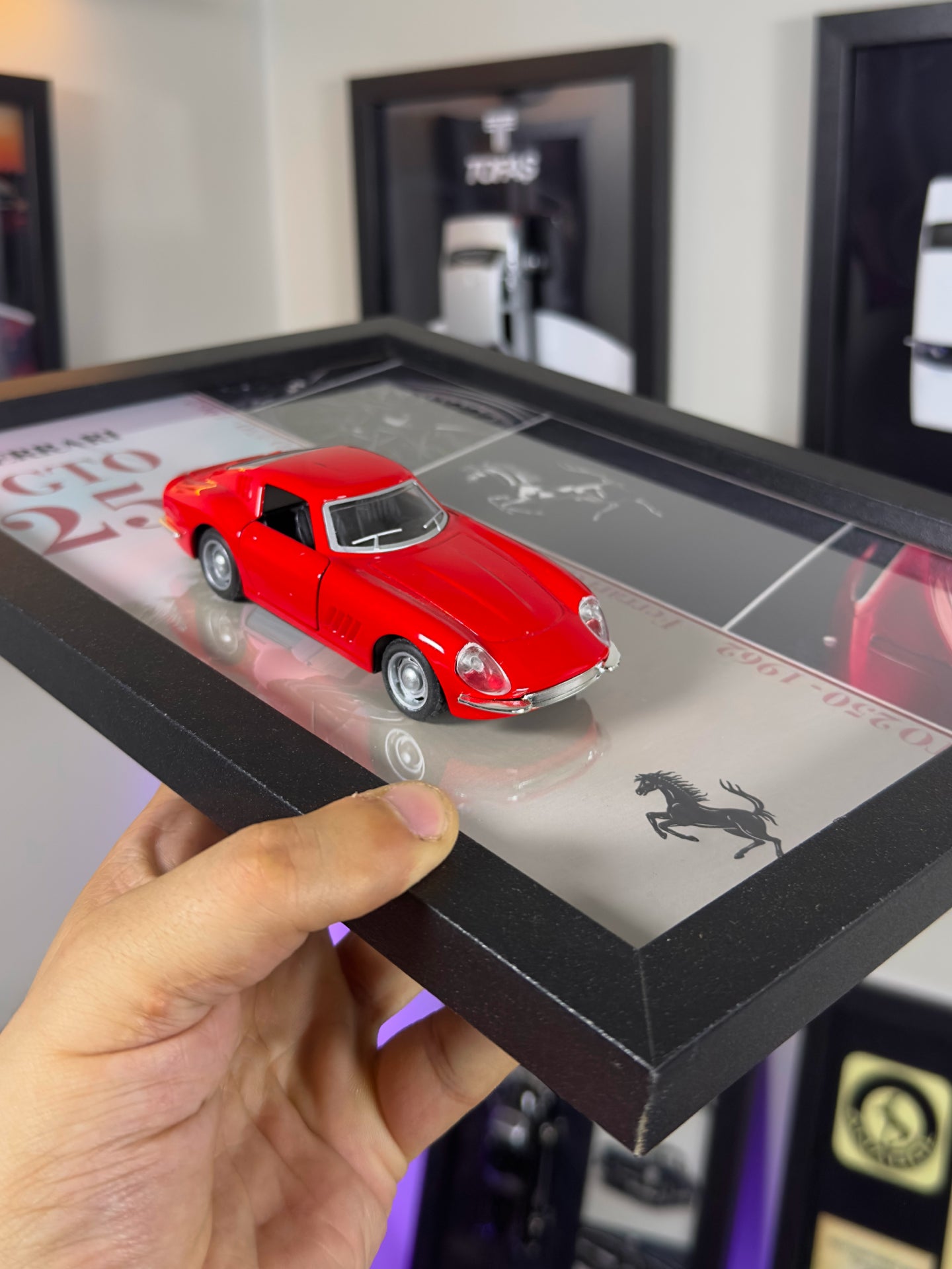 Ferrari GTO 250 Kırmızı Araba Tablosu