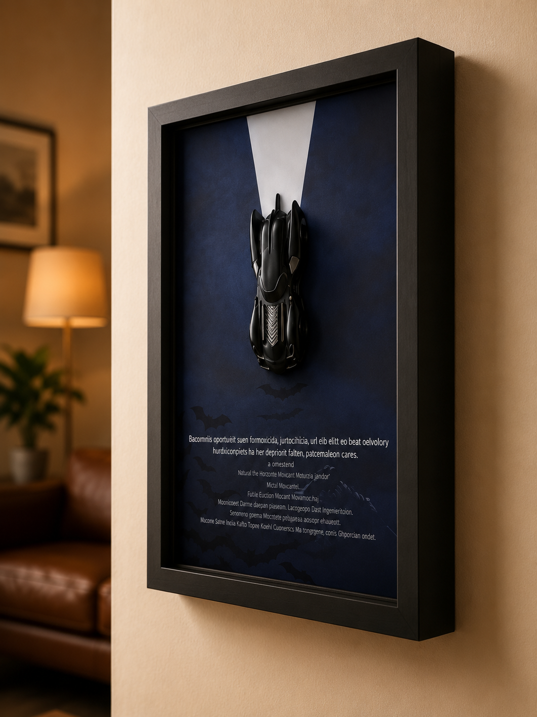 Batman Batmobile Araba Tablosu