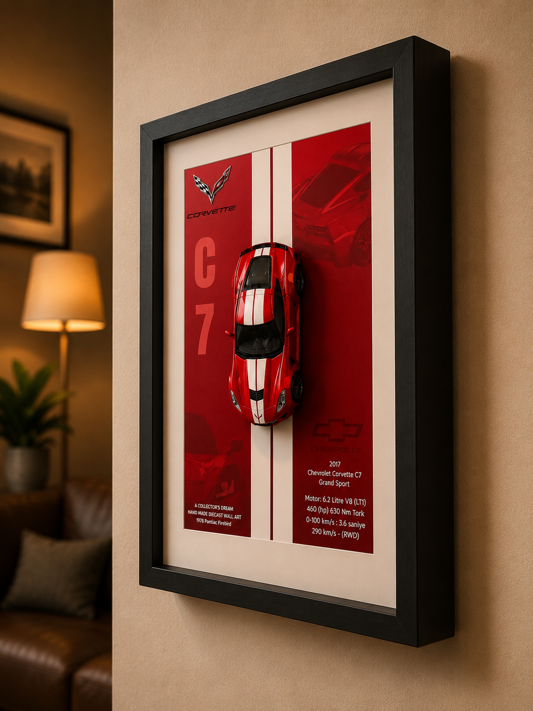Chevrolet Corvette C7 Grand Sport Araba Tablosu