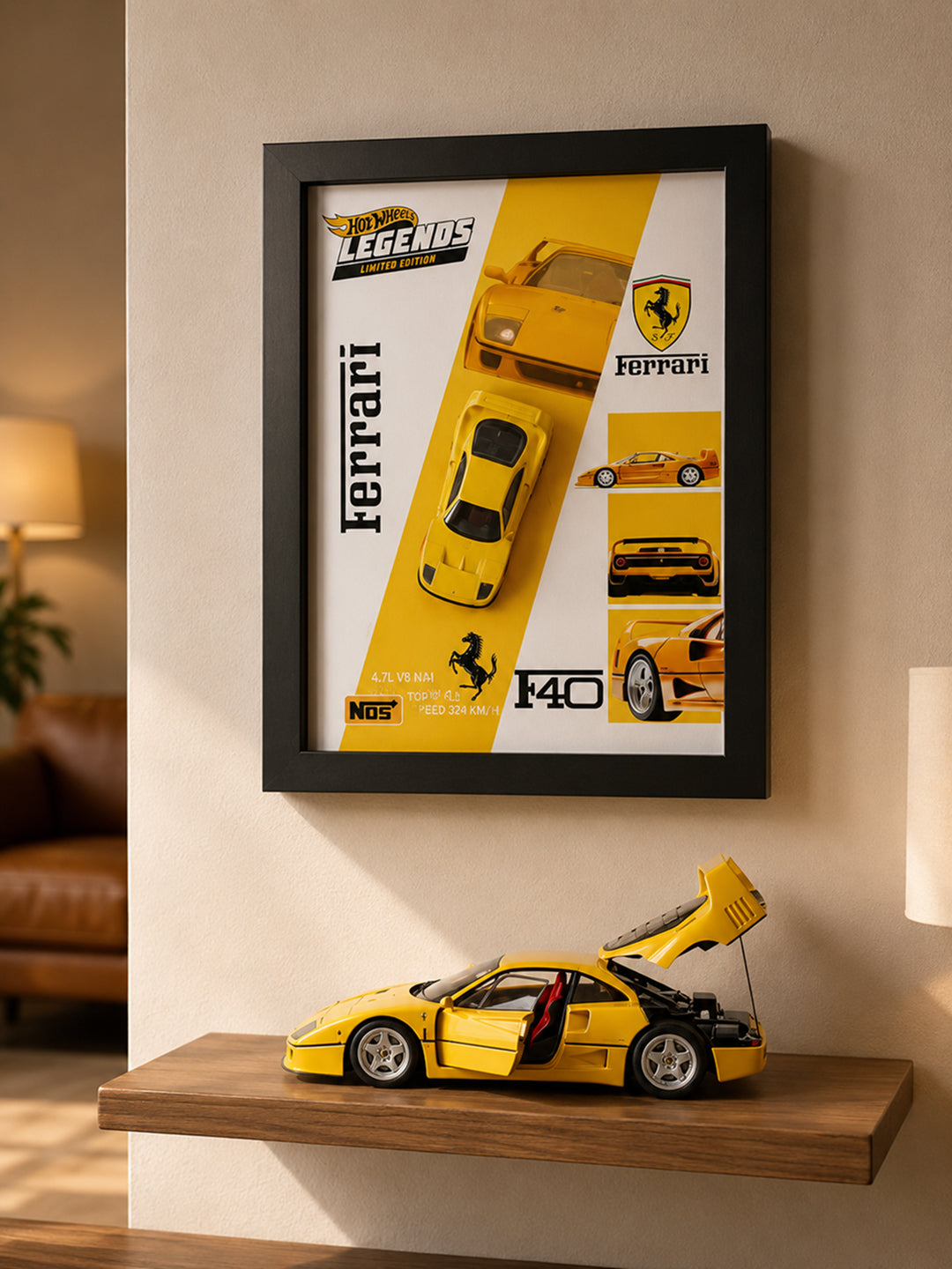 Ferrari F40 Araba Tablosu