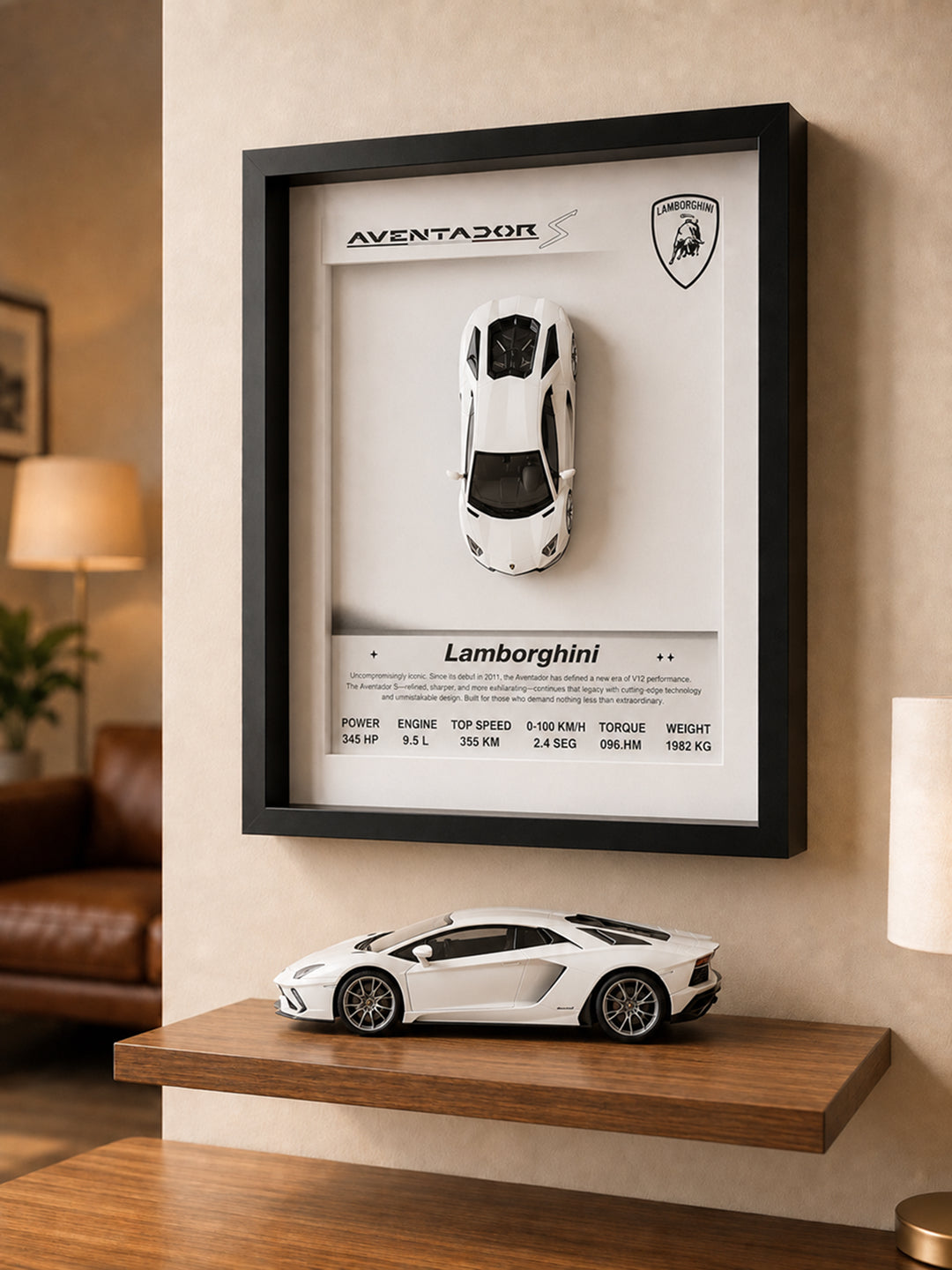 Lamborghini Aventador Araba Tablosu
