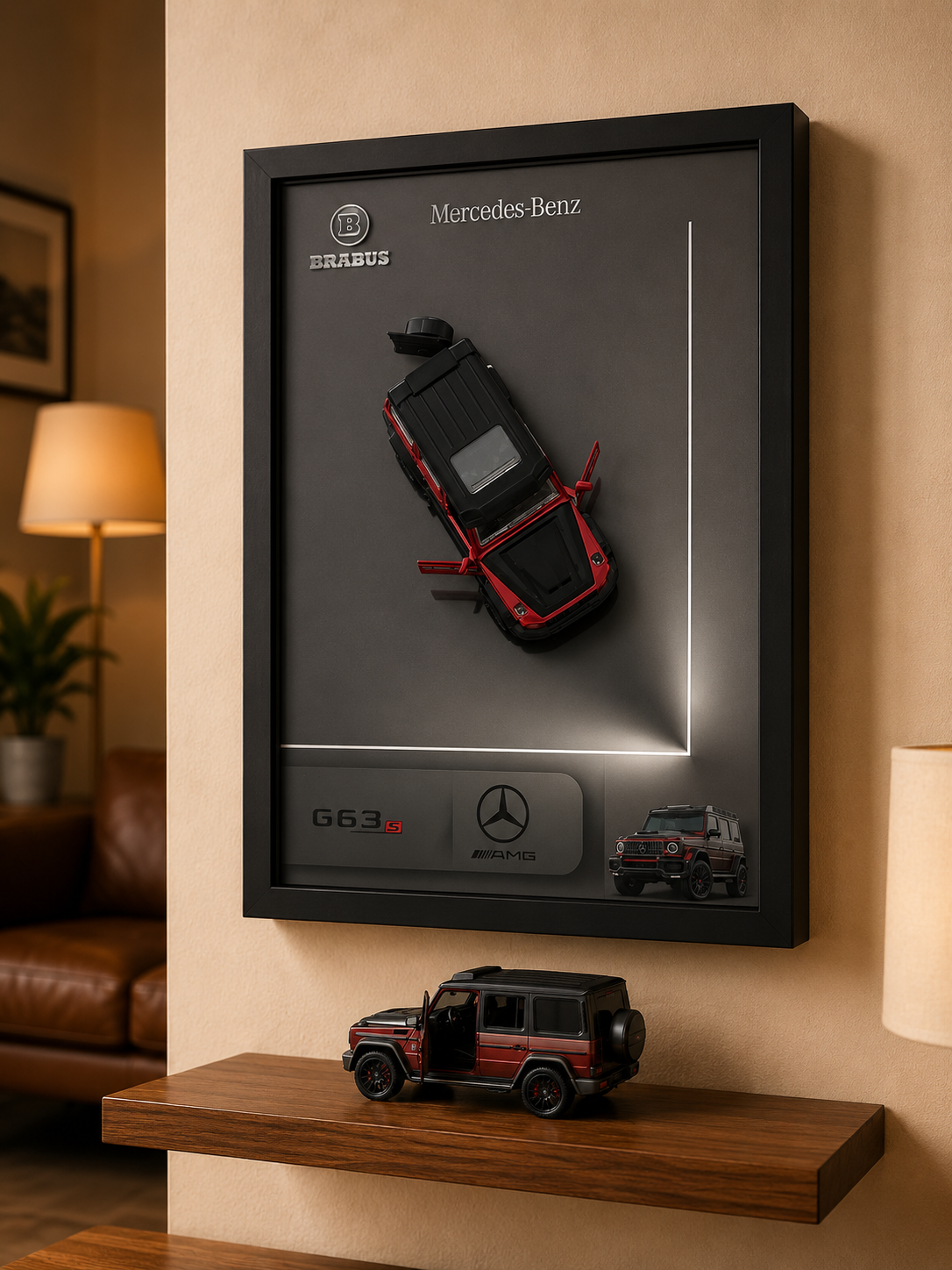 Mercedes G-Class Kırmızı — Orta Tablo