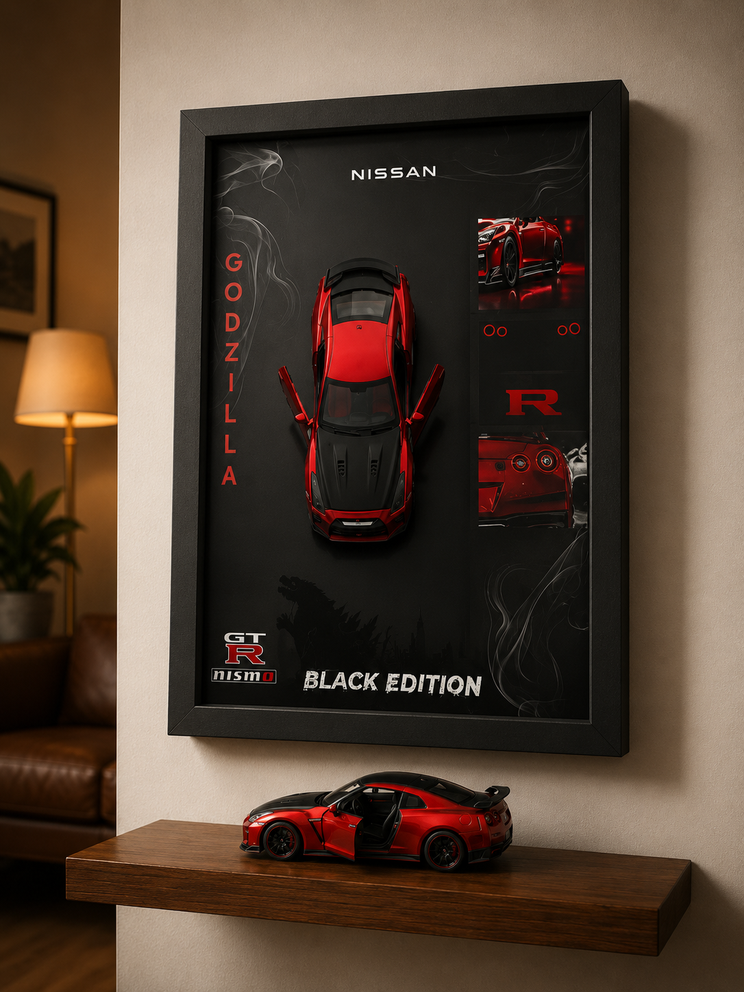 Nissan GT-R R35 Kırmızı — Orta Tablo