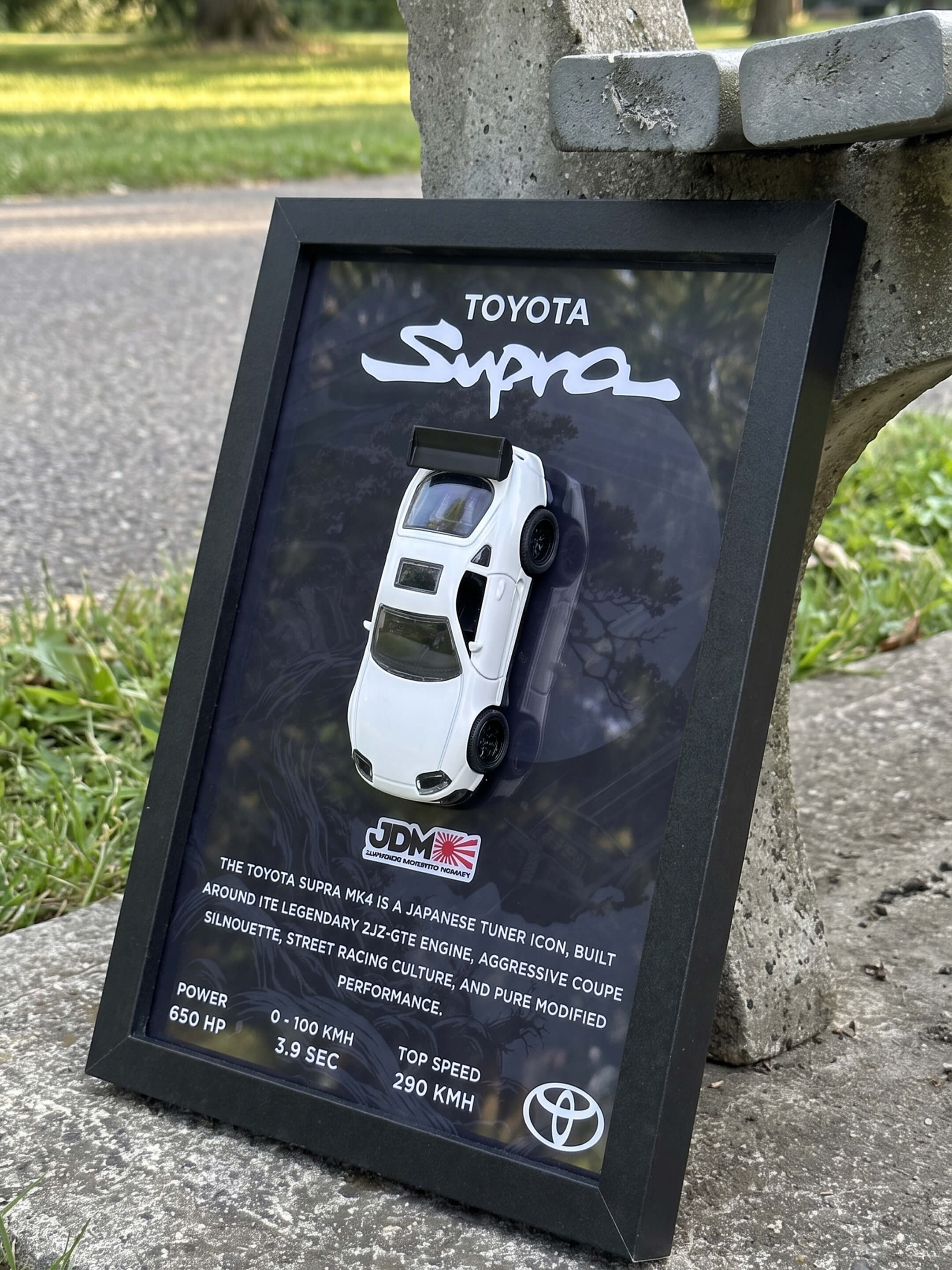 Toyota Supra Beyaz Araba Tablosu