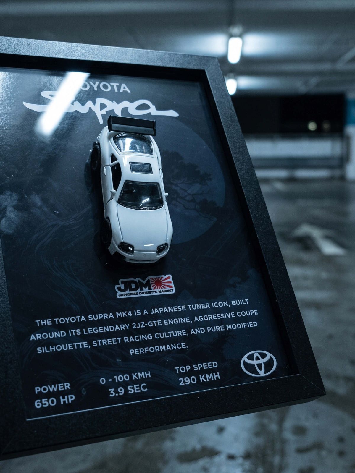 Toyota Supra Beyaz Araba Tablosu