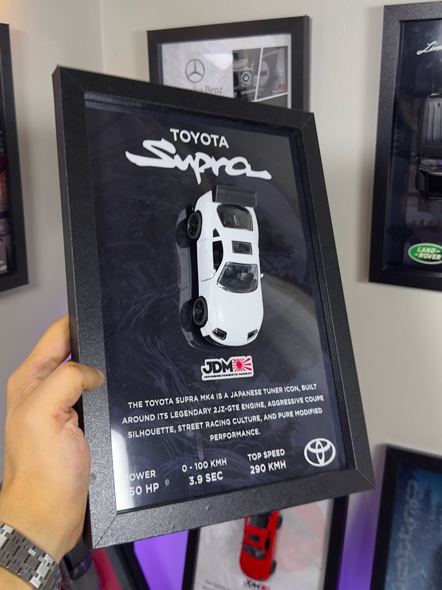 Toyota Supra Beyaz Araba Tablosu