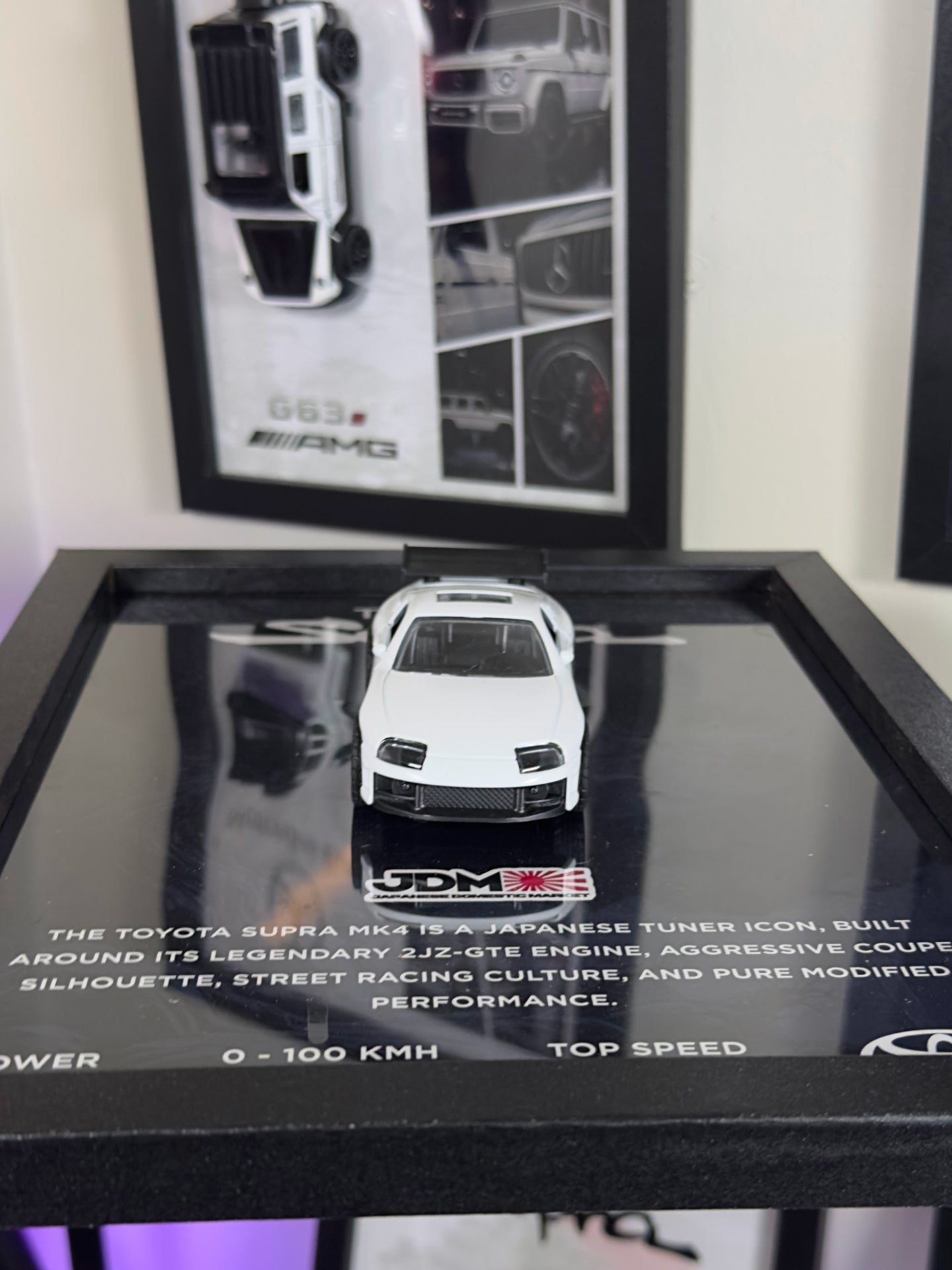 Toyota Supra Beyaz Araba Tablosu