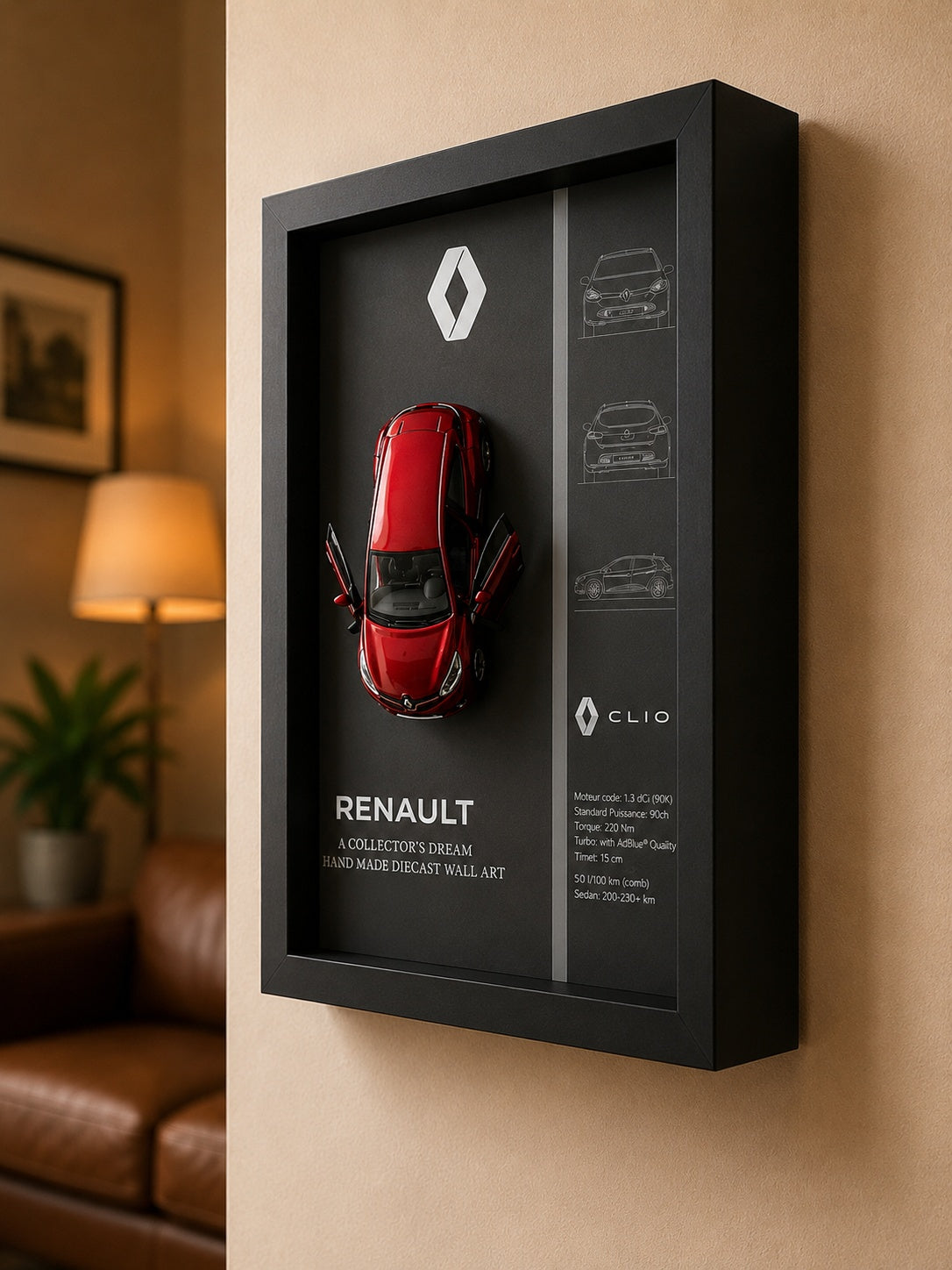 Renault Clio 4 Kırmızı Araba Tablosu