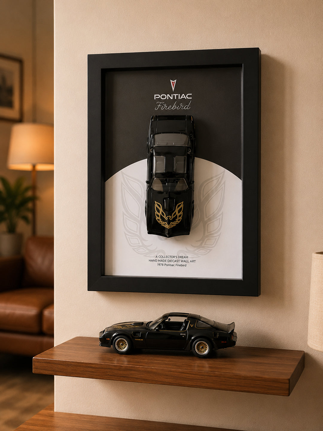 Pontiac Firebird Siyah Araba Tablosu