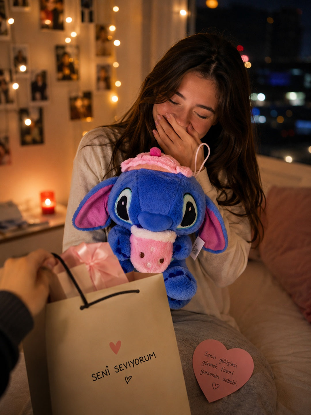 Şapkalı Stitch Peluş