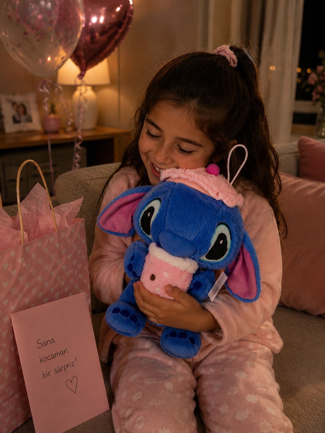 Şapkalı Stitch Peluş