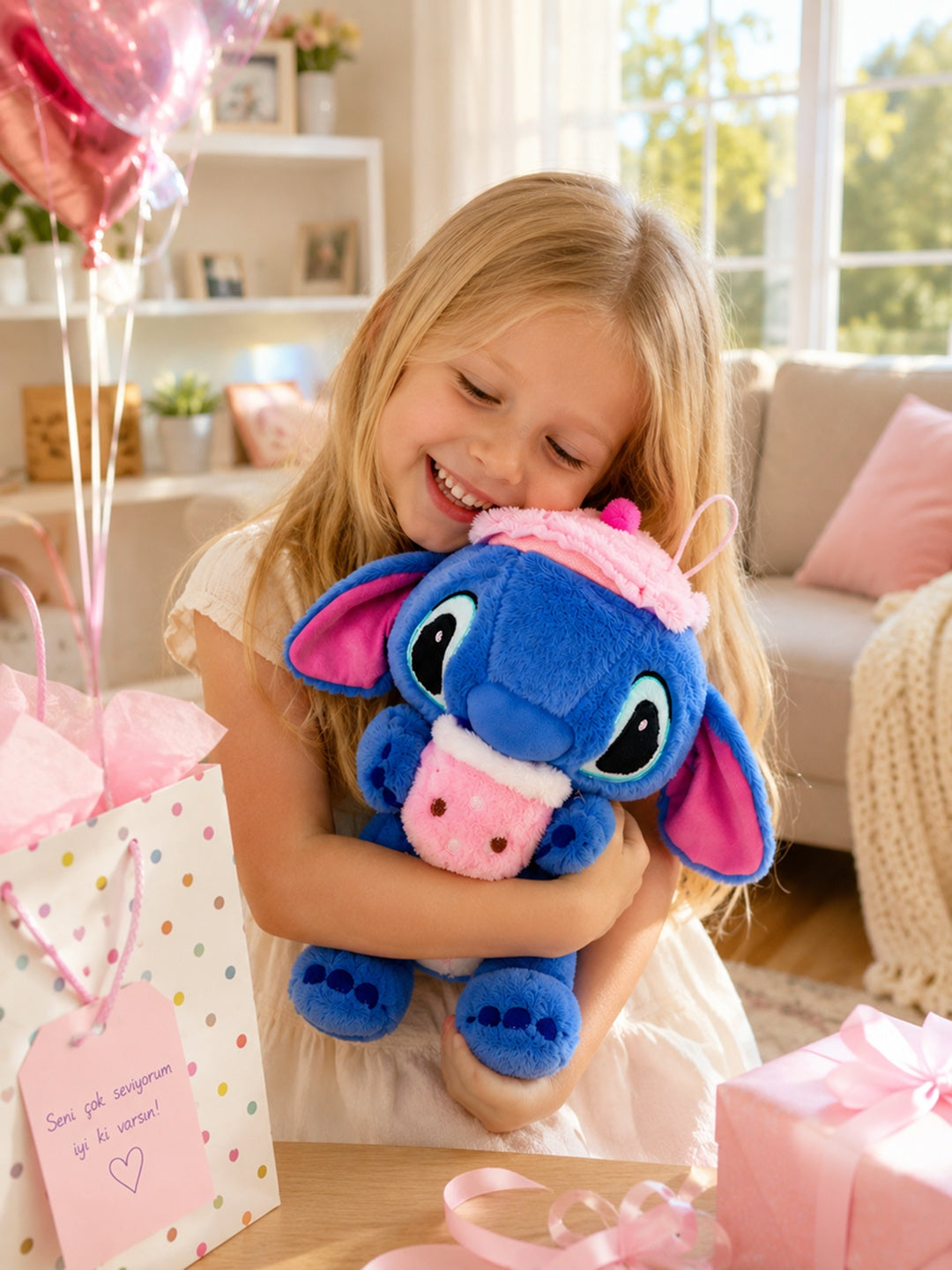 Şapkalı Stitch Peluş