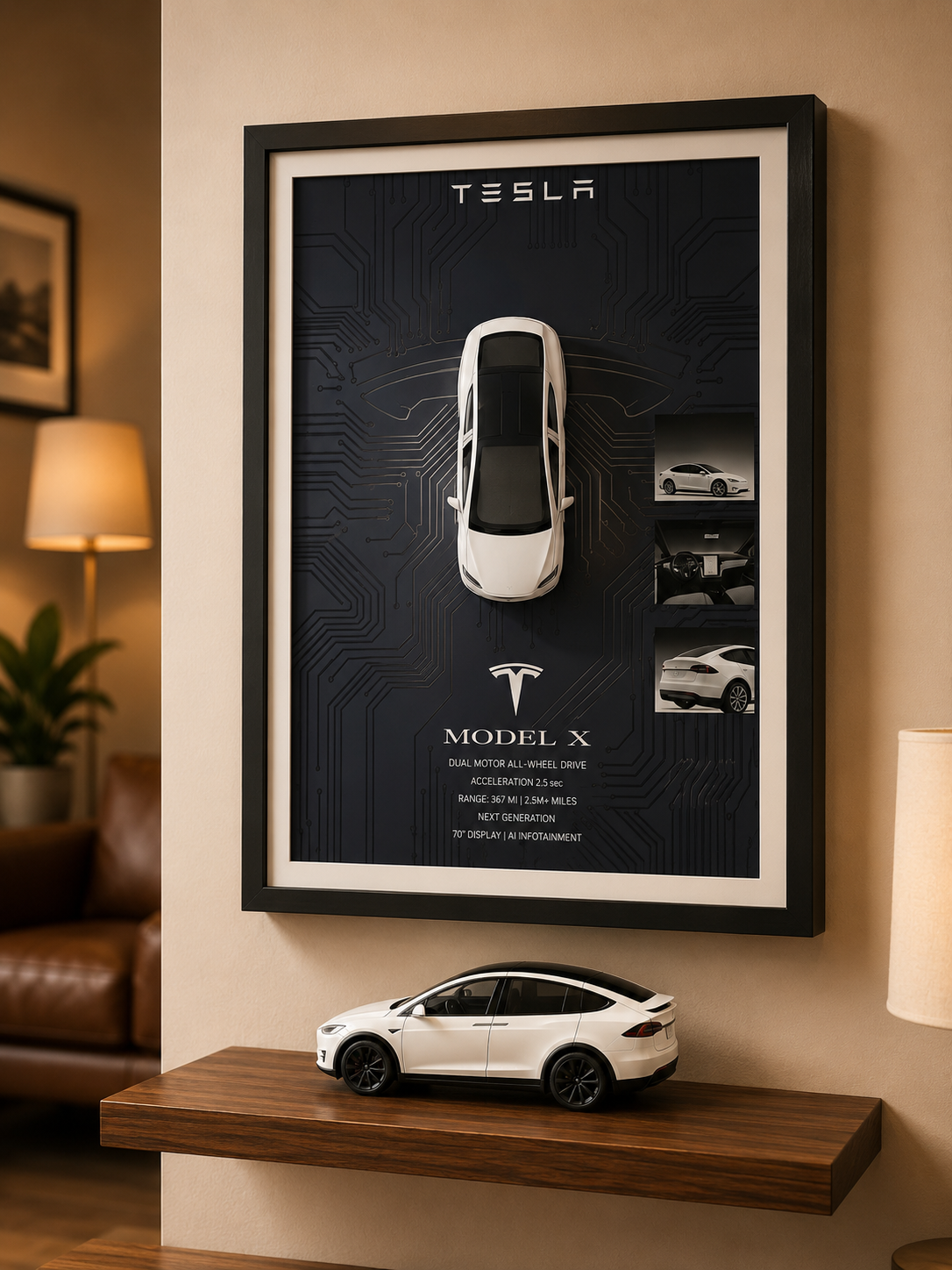 Tesla Model X Araba Tablosu