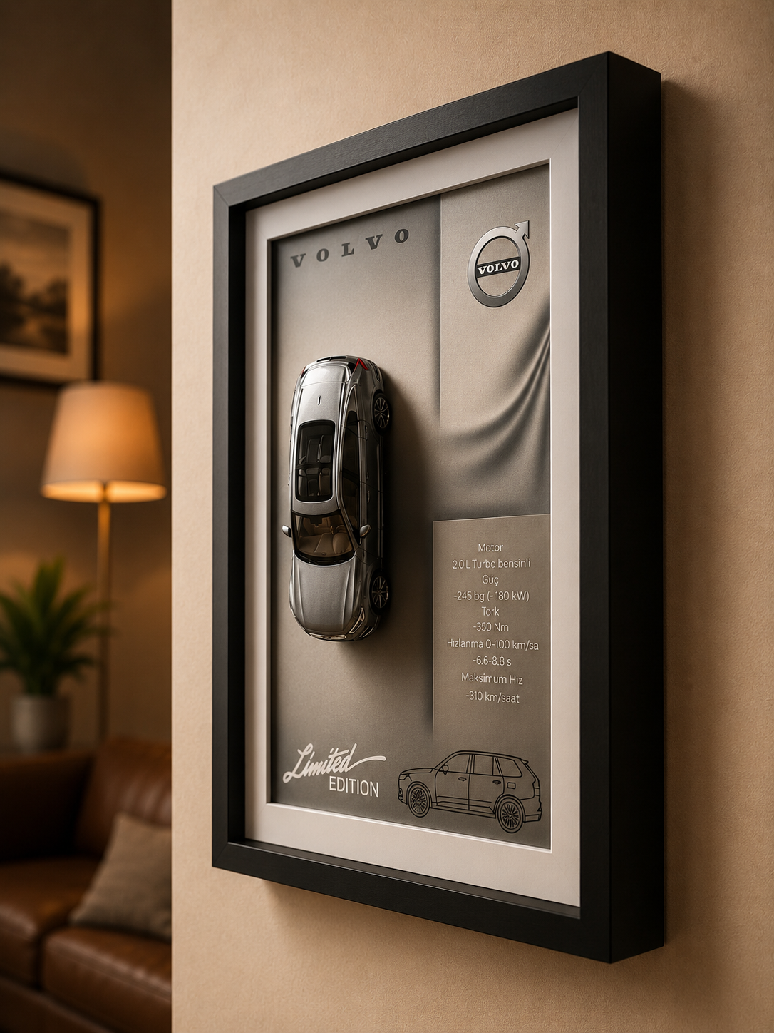 Volvo XC90 koleksiyonluk tablo
